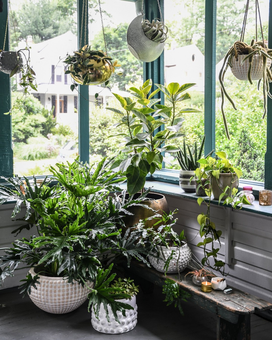 Rough Cast Black Aluminum Indoor Planter Small + Reviews | CB2 Canada