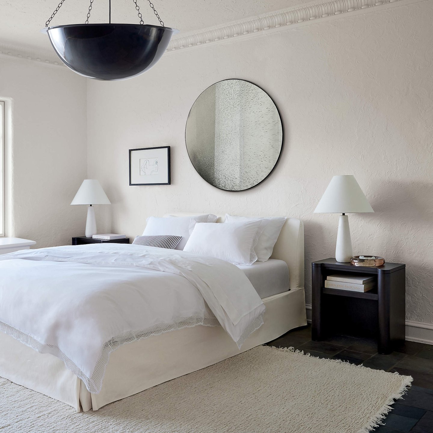 Port Blackened Wood Nightstand by Kara Mann + Reviews | CB2