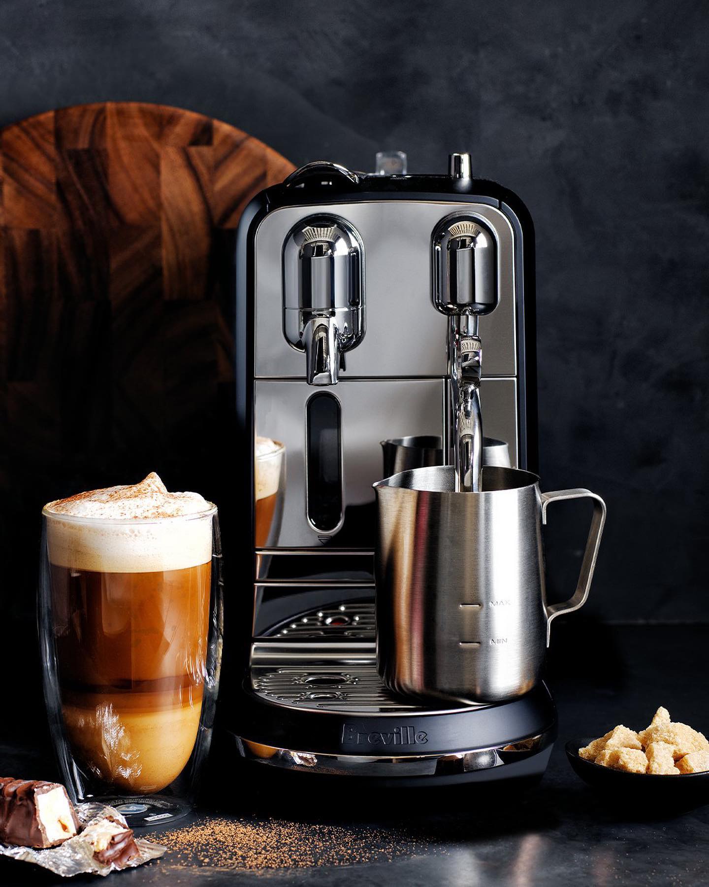 Nespresso by Breville Black Truffle Creatista Pro Espresso Machine