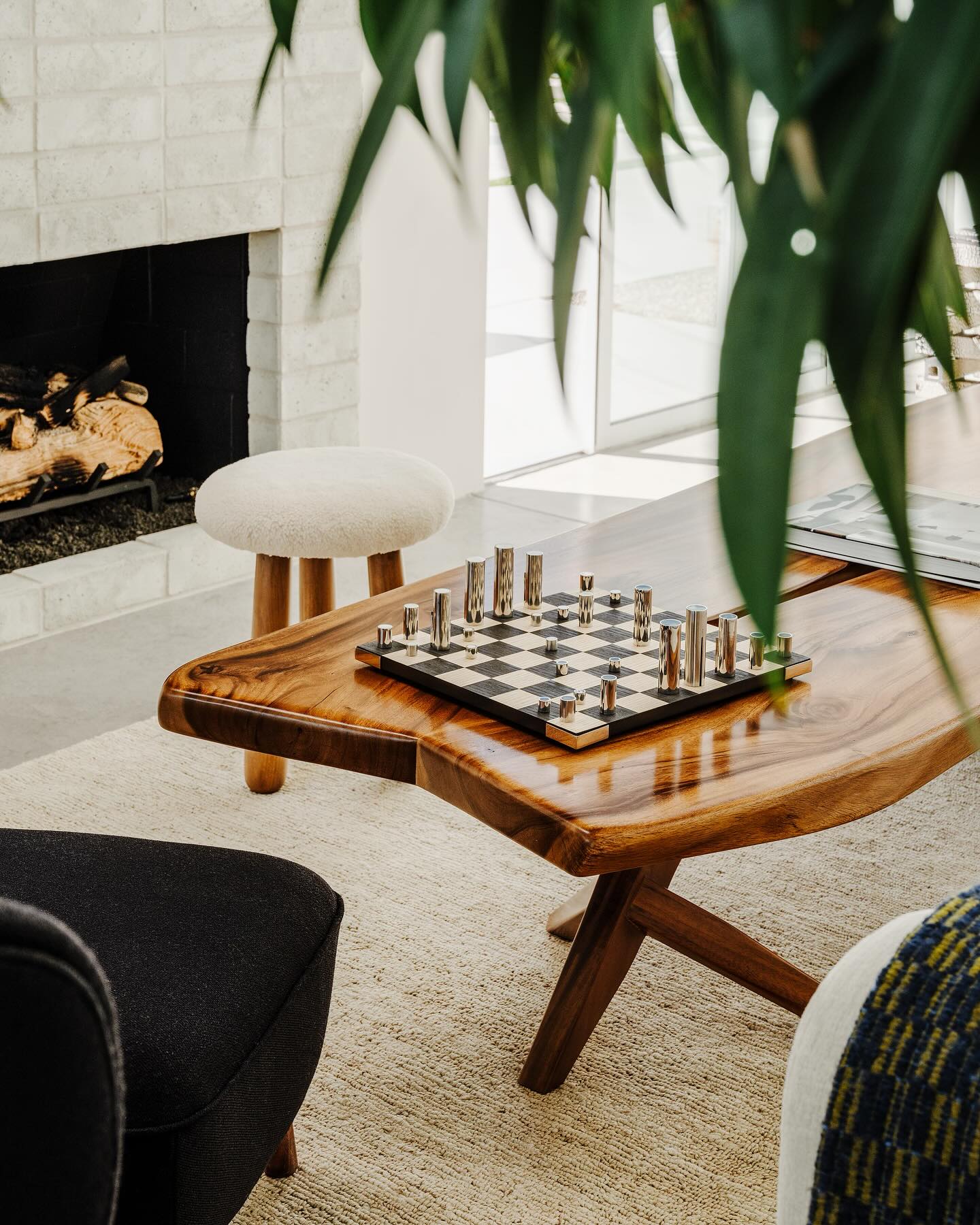 Famiglia Modern Stainless Steel Chess Set by Gianfranco Frattini +