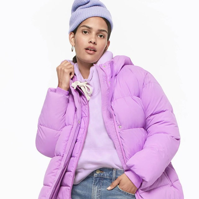 Introducing our new Upcycled Puffer. Since 1969, our mission has always been to do more than sell clothes, and part of that is taking steps to make our clothing more sustainable. For this style, we’ve reused more than 1 million bottles so far — that’s 40 discarded plastic bottles per jacket. (The buttons, zippers, trim, and 5% of the fabric aren’t recycled quite yet... it’s our resolution to make those sustainable too.) #GiveGap