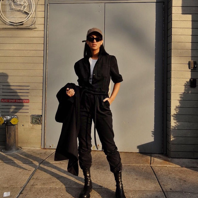 Mayslie Jumpsuit - Washed Black