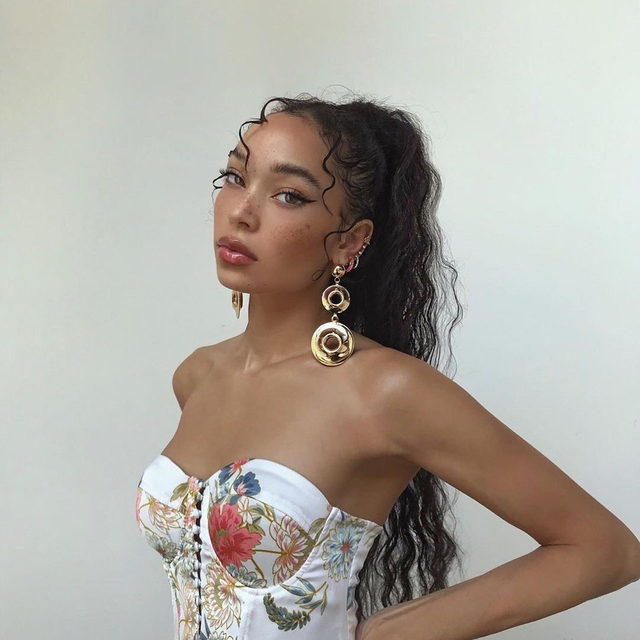 ready for spring 🌷🌼💐 alissajanay in the lolita bustier available now on revolve - link in bio to shop #superdown