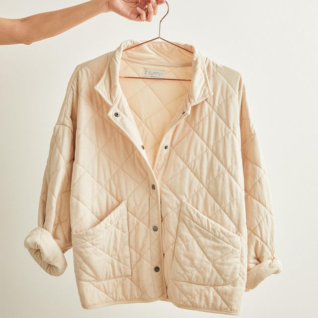 z supply maya quilted jacket