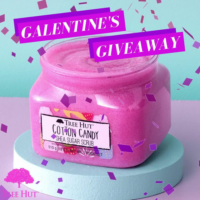 cotton candy scrub tree hut