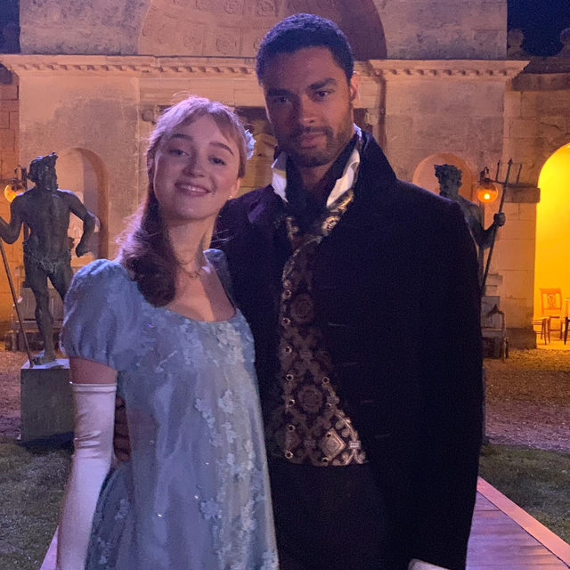 “It was such a blessing of a script and a season because there are so many difficult, beautiful, complex scenes in there.” — @phoebedynevor on @bridgertonnetflix. Hit the link in bio to read our full Queue & As with Phoebe & Regé.