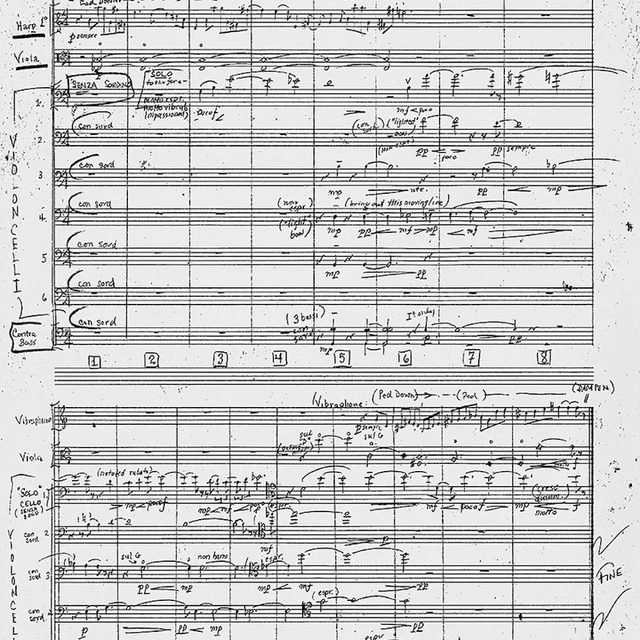 One page of the @mank score written by @goldenglobes nominated composers @treznor & Atticus Ross. Hit the link in bio to dive deep into the process of composition with Trent, Atticus, and director David Fincher. 🎼