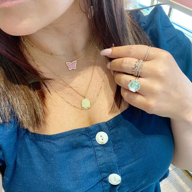 Lillia Butterfly Strand Necklace in 