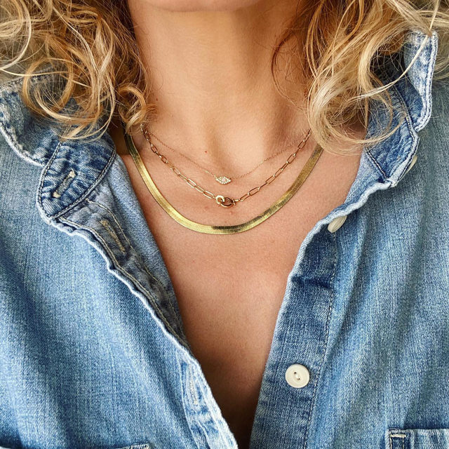14K Gold Initial Necklace | gorjana