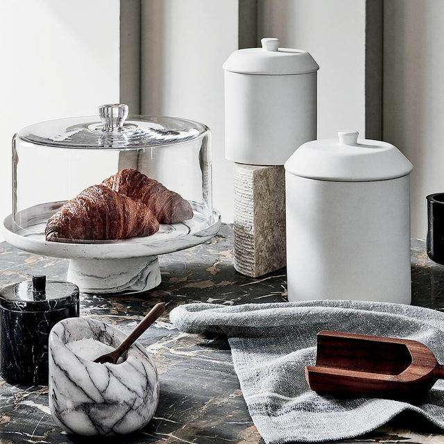 Snack Medium Glass Canister by Jennifer Fisher