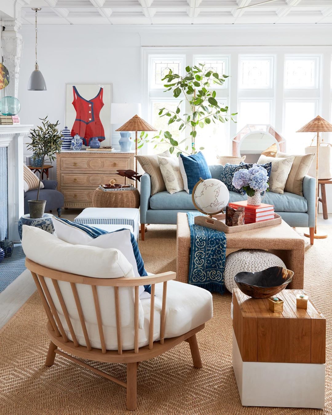 Heading out East this weekend? Don't forget to stop by 11 Jobs Lane to say hello. We've got a fresh crop of furniture, decor, art and more to get your space ready for the summer. ☀️⛱ Tap the image and the link in our bio to shop the look.