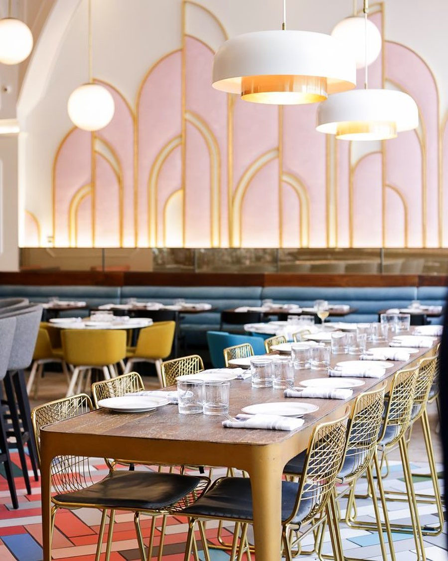 Alpha Brass Metal Bar Stools CB2