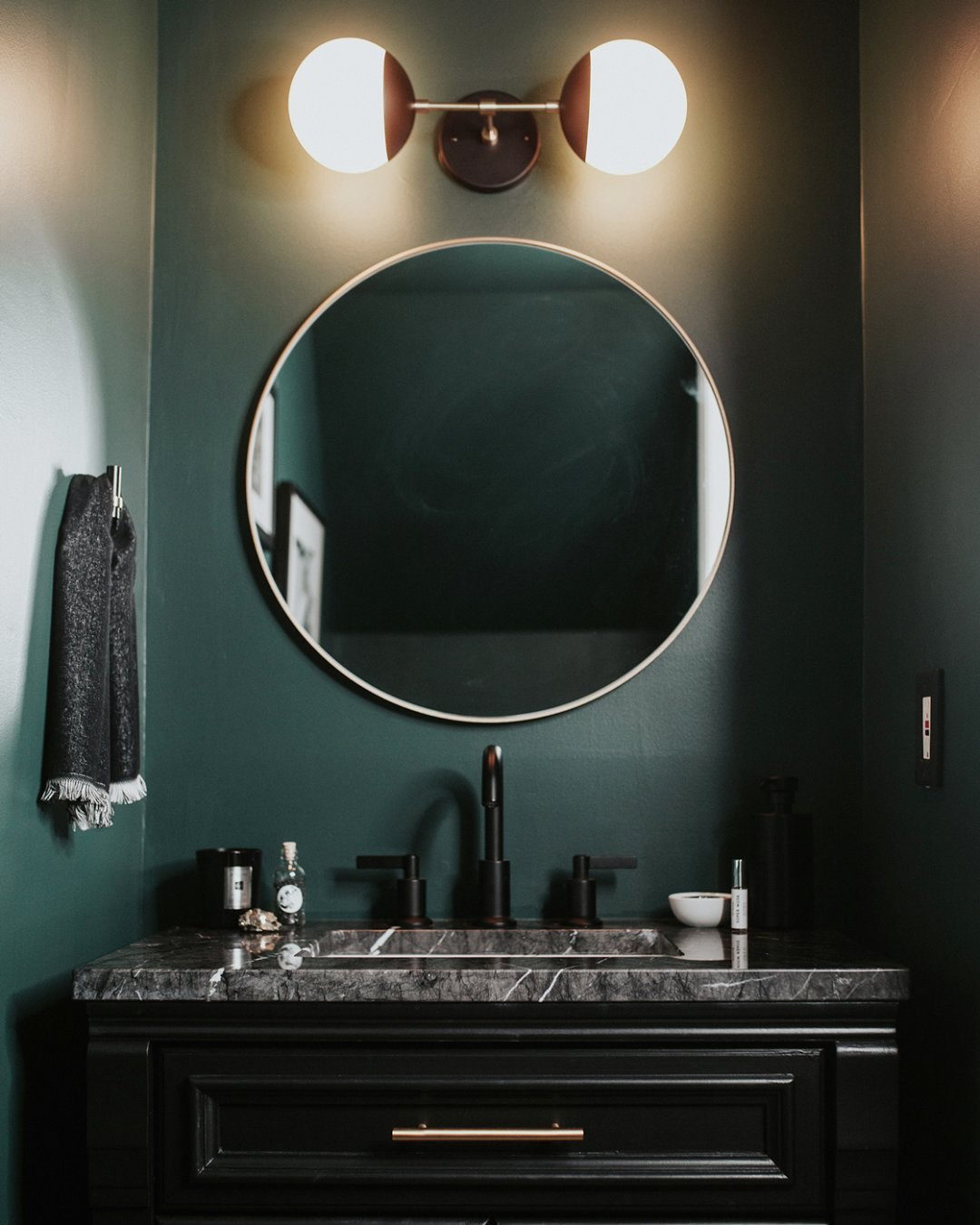 Infinity Brass Round Wall Mirror 48" + Reviews CB2 Canada