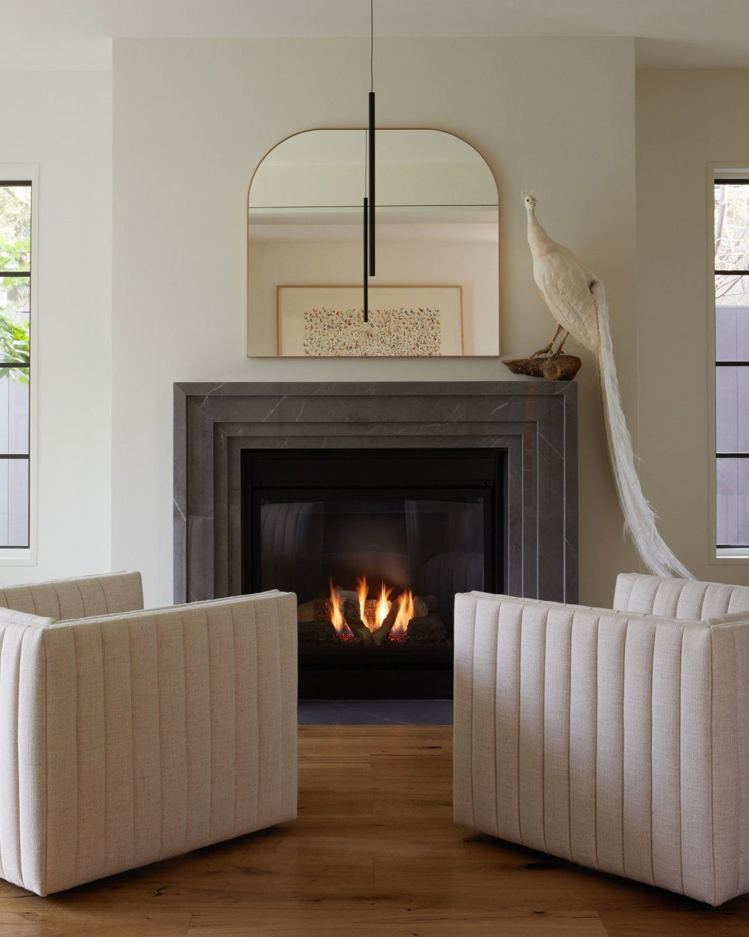 Infinity Brass Mantel Wall Mirror 42"x37" + Reviews CB2 Canada