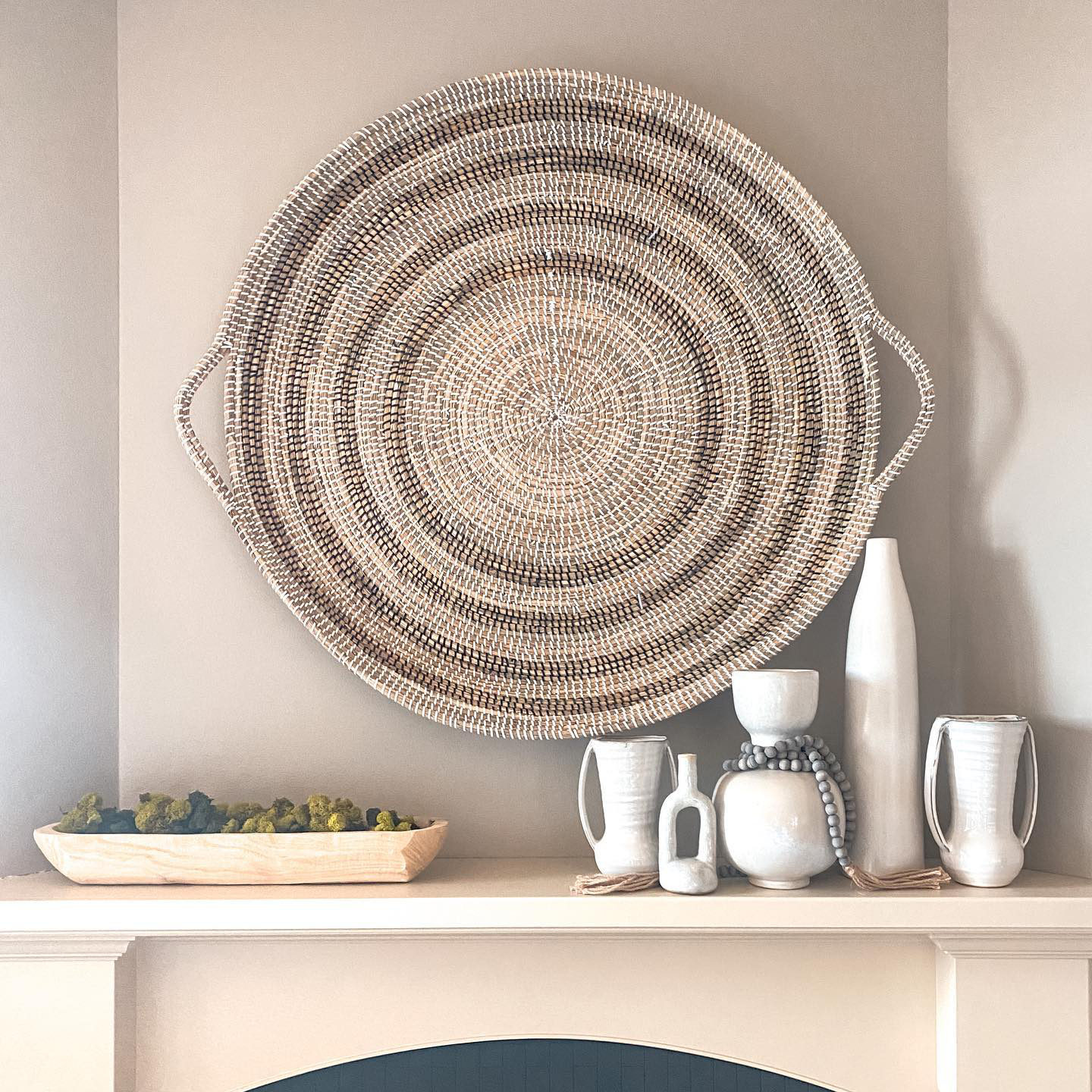 Dana Round Basket Wall Art | Crate & Barrel