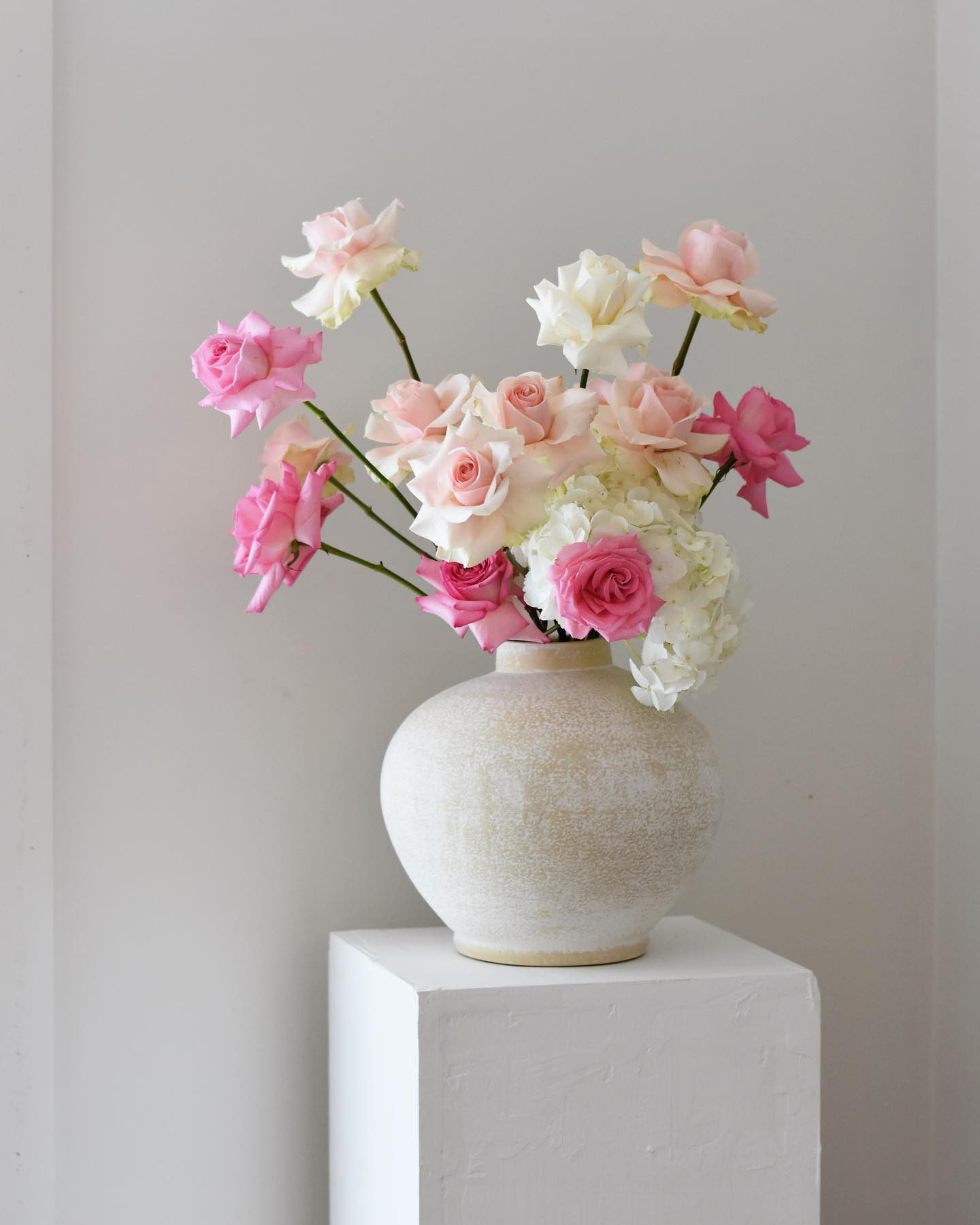 Ophelia Matte Natural Round Vase 10" + Reviews Crate & Barrel Canada