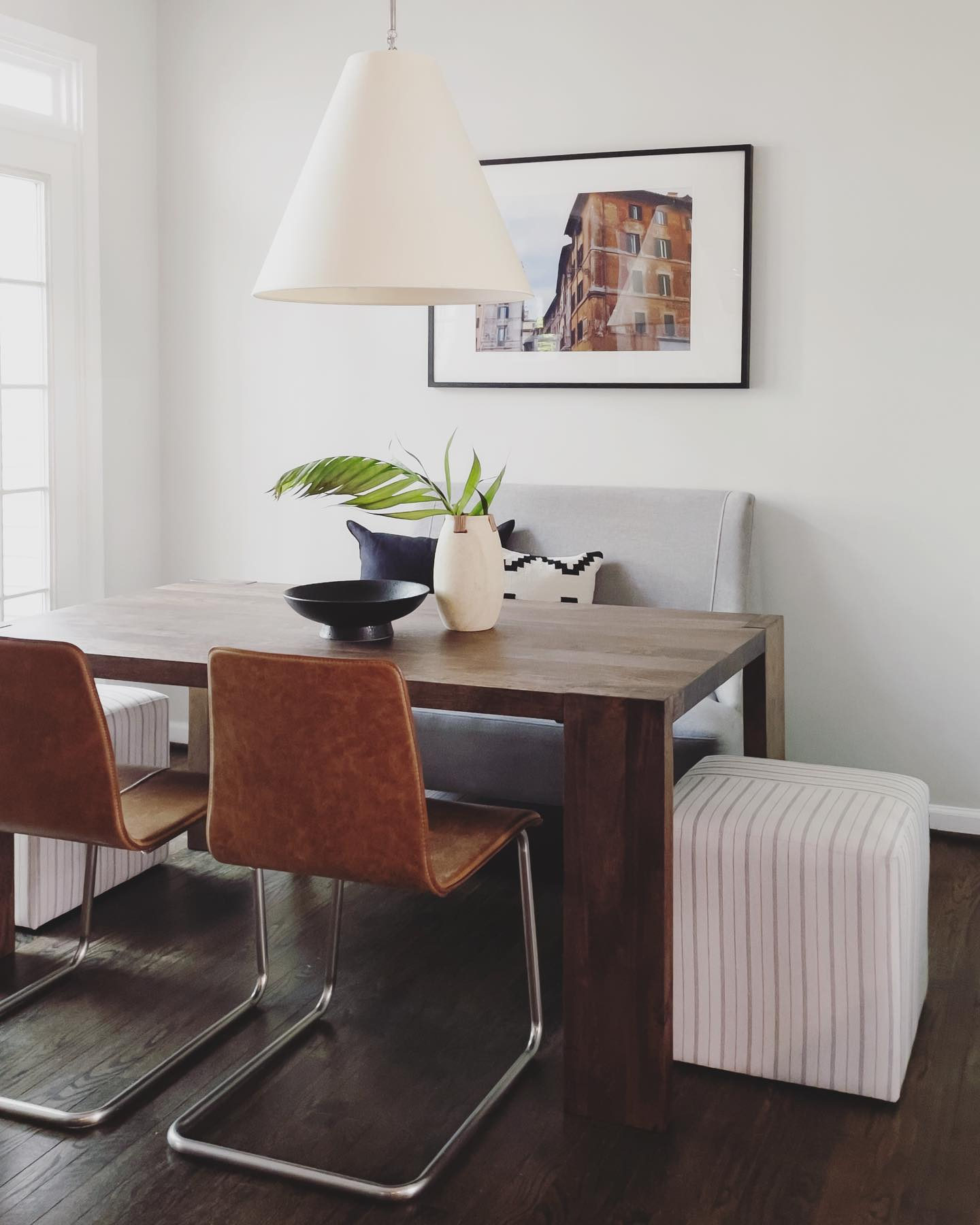 Blox 63" Rectangular Brown Wood Dining Table
