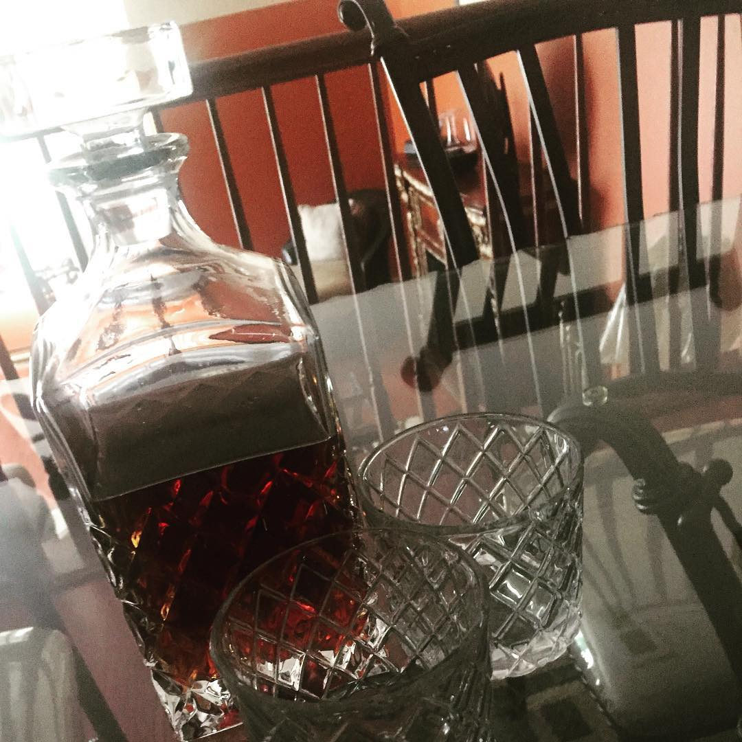 Hatch Cut Glass Decanter + Reviews Crate & Barrel