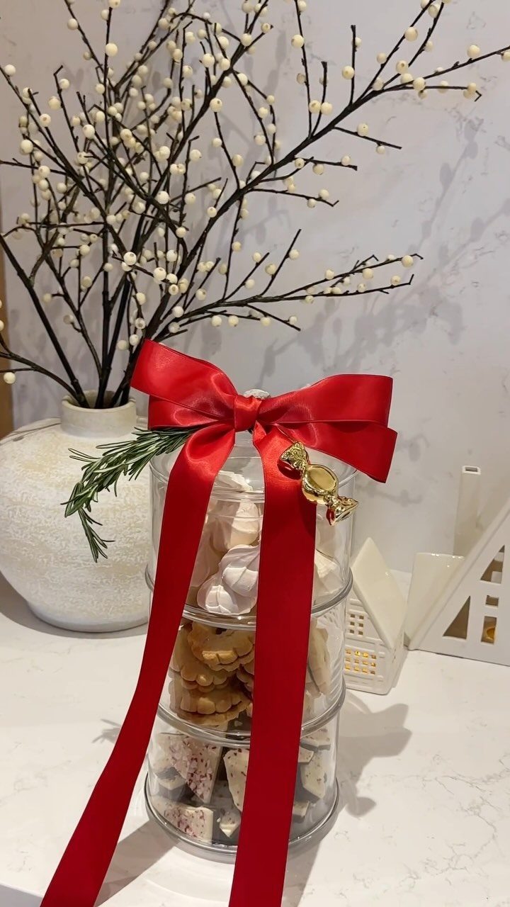 3-Tier Glass Cookie Jar
