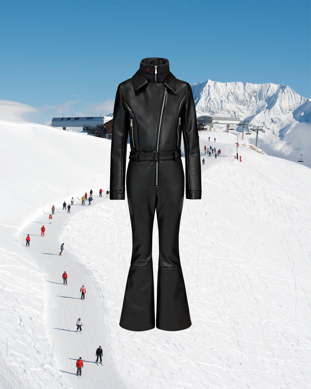 Cameron Vegan Leather Ski Suit | Perfect Moment