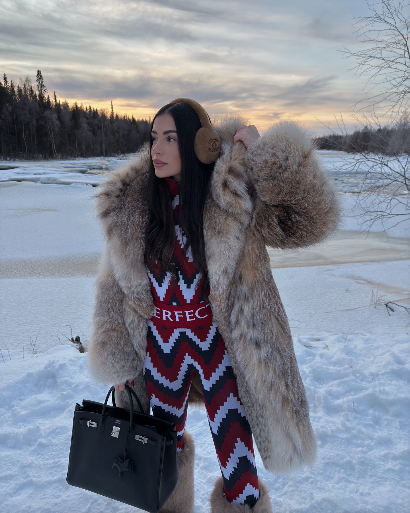 PERFECT MOMENT スキーウェア セット  レディースM-L ウィンデックス WINDEX スキーウェア 上下セット レディース SKI ST WS