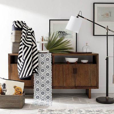 Monarch 72" Shiitake Solid Walnut Credenza - image 11 of 12