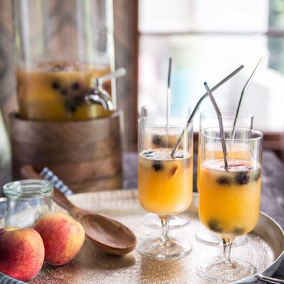 Stacking 2-Gallon Glass Cold Drink Dispenser with Bash Stand - image 6 of 7