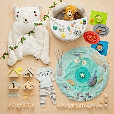 ezpz First Foods Baby Plate Set Sienna - image 4 of 5