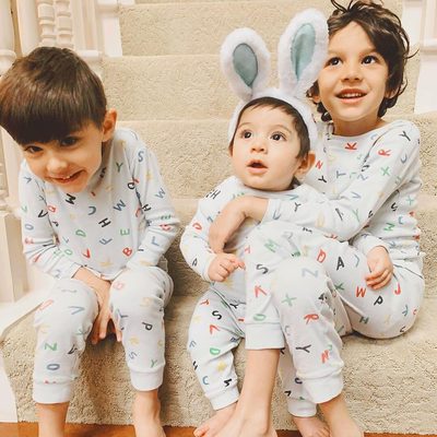 Organic Alphabet Pajamas - image 4 of 5