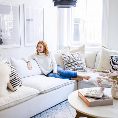 Elke White Marble and Brass Aluminum 35.5" Rectangular Coffee Table - image 9 of 11