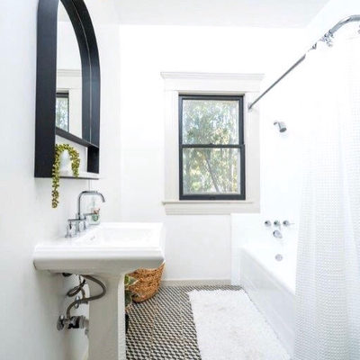 Hugh Wall Mirror with Marble Shelf 24"x36.25" - image 7 of 9