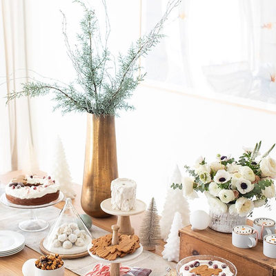 Wood Marble 2-Tier Server - image 11 of 15