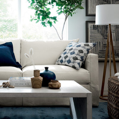 Nahara 18"x18" Natural Pouf - image 9 of 12