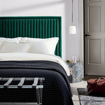 Acrylic and Leather Luggage Rack - image 9 of 11