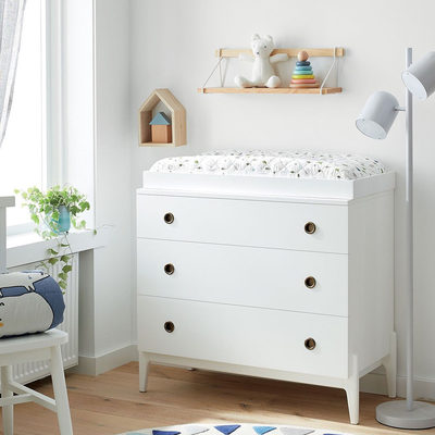 Parke White Wood Kids Desk Chair - image 11 of 12