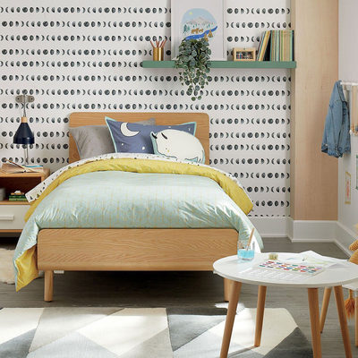 Chasing Paper Black and White New Moon Removable Wallpaper 2'x8' - image 12 of 14