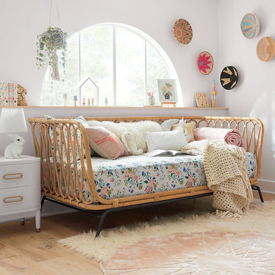 Arlo White and Gold Wood 2-Drawer Kids Nightstand - image 11 of 12