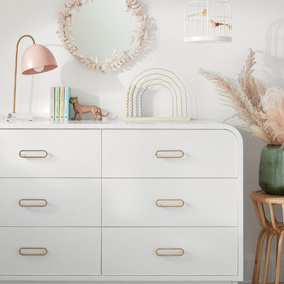 Flower Crown Sage Green Metal 30" Round Wall Mirror - image 7 of 9