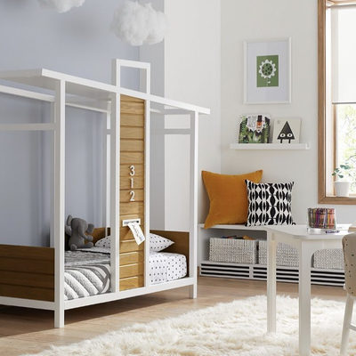 Organic Black Plus Sign Kids Sheet Set - image 7 of 10