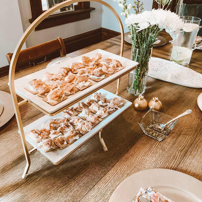 Cambridge Two-Tier Server with Plates - image 11 of 13