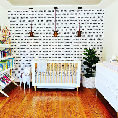 Chasing Paper Black and White New Moon Removable Wallpaper 2'x8' - image 10 of 14