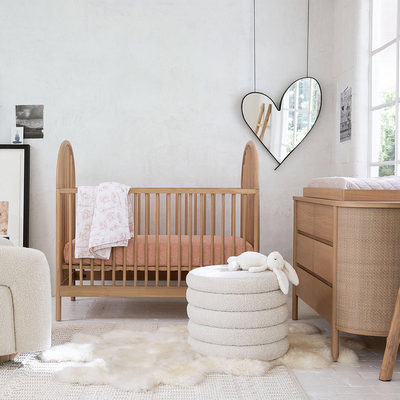 Batik Verte Green Organic Cotton Baby Changing Pad Cover by Leanne Ford - image 4 of 5