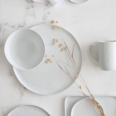 Mercer Matte White Porcelain Cereal Bowls, Set of 8 - image 9 of 9