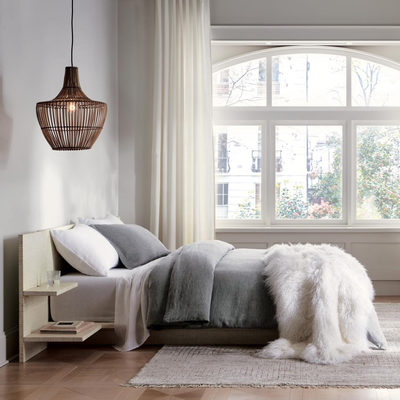 Mongolian Brown Sheepskin Fur Throw Blanket 35"x70" - image 8 of 10