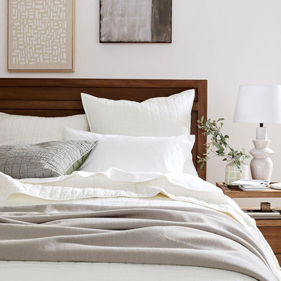 Siesta White Full/Queen Blanket - image 5 of 6