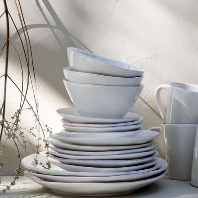 Marin White Stoneware Appetizer Plate - image 6 of 7