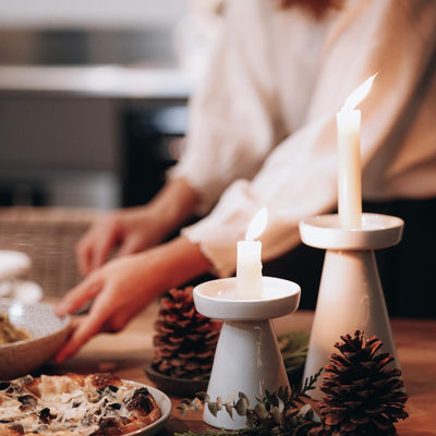 Marin White Small Taper/Pillar Candle Holder - image 7 of 9