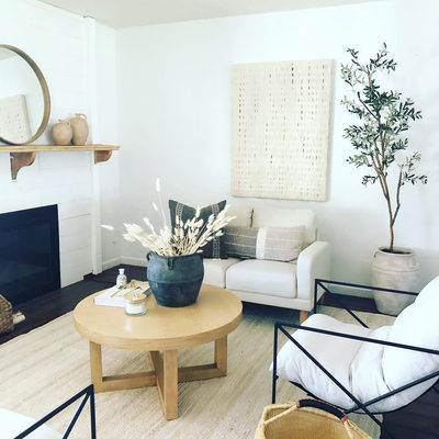 "Natural Daisy Chain" Wall Art 48"x36" by Leanne Ford - image 8 of 9