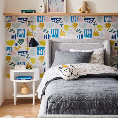 Weston Grey Upholstered Kids Full Bed - image 11 of 12