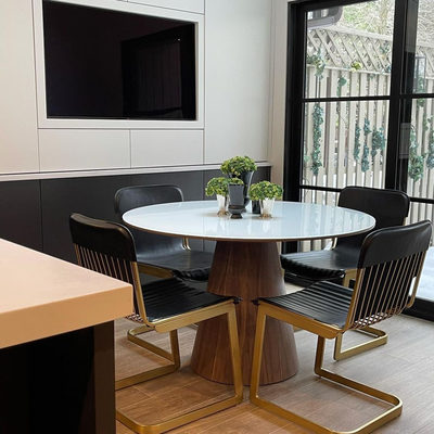 Rake Black Leather Chair by Kravitz Design - image 12 of 13